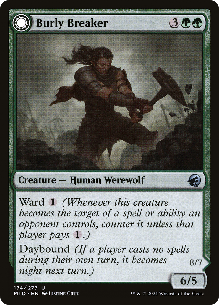 Burly Breaker // Dire-Strain Demolisher [Innistrad: Midnight Hunt]