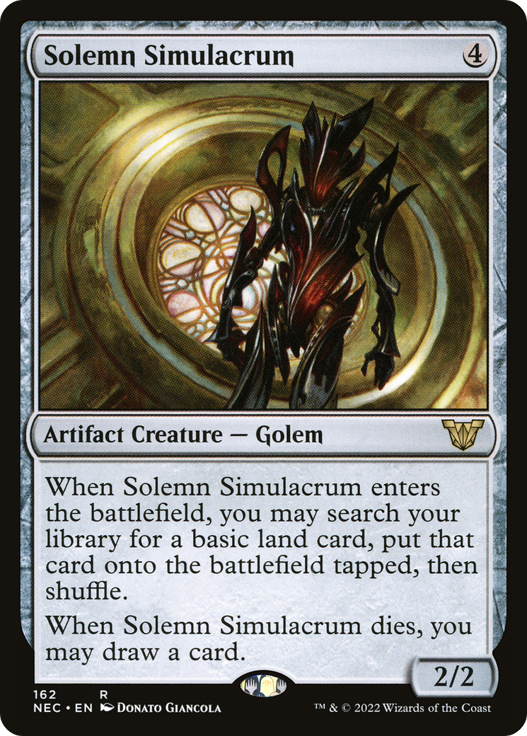 Solemn Simulacrum [Kamigawa: Neon Dynasty Commander]