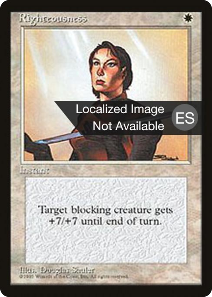 Righteousness [Fourth Edition Foreign Black Border]