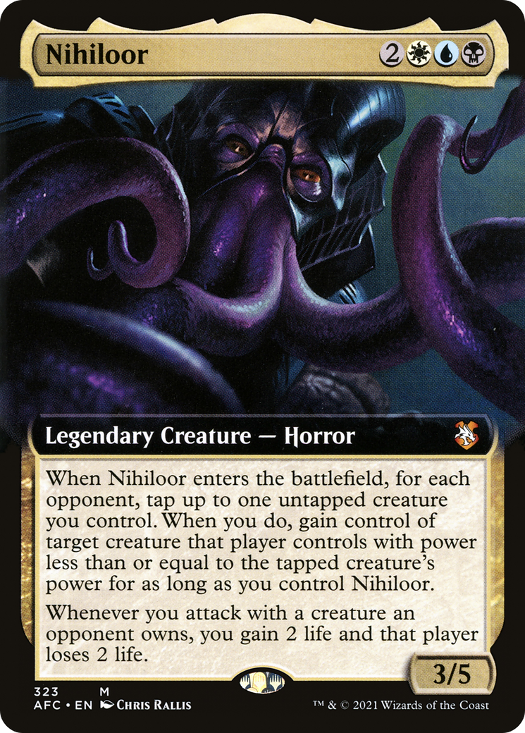Nihiloor (Extended Art) [Dungeons & Dragons: Adventures in the Forgotten Realms Commander]