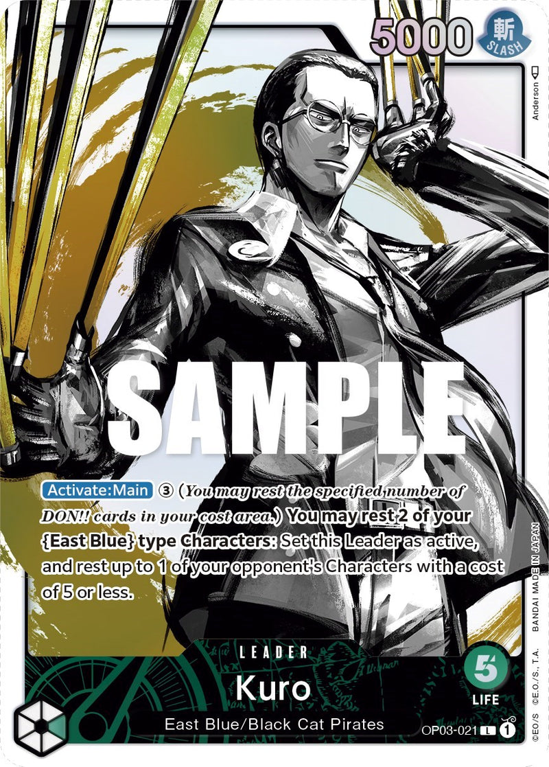 Kuro (Alternate Art) (OP03-021) - Pillars of Strength Foil
