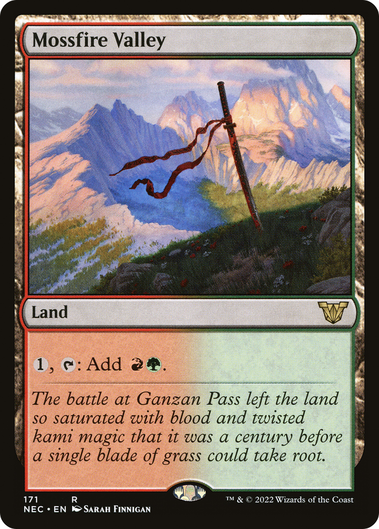 Mossfire Valley [Kamigawa: Neon Dynasty Commander]