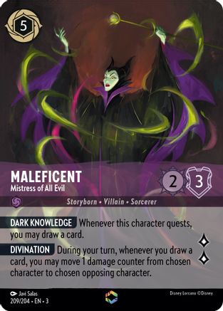 Maleficent - Mistress of All Evil (Alternate Art) (209/204) [Into the Inklands]