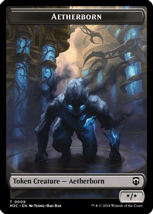 Aetherborn // Thopter Double-Sided Token [Modern Horizons 3 Commander Tokens]