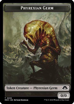 Phyrexian Germ // Copy Double-Sided Token [Modern Horizons 3 Tokens]