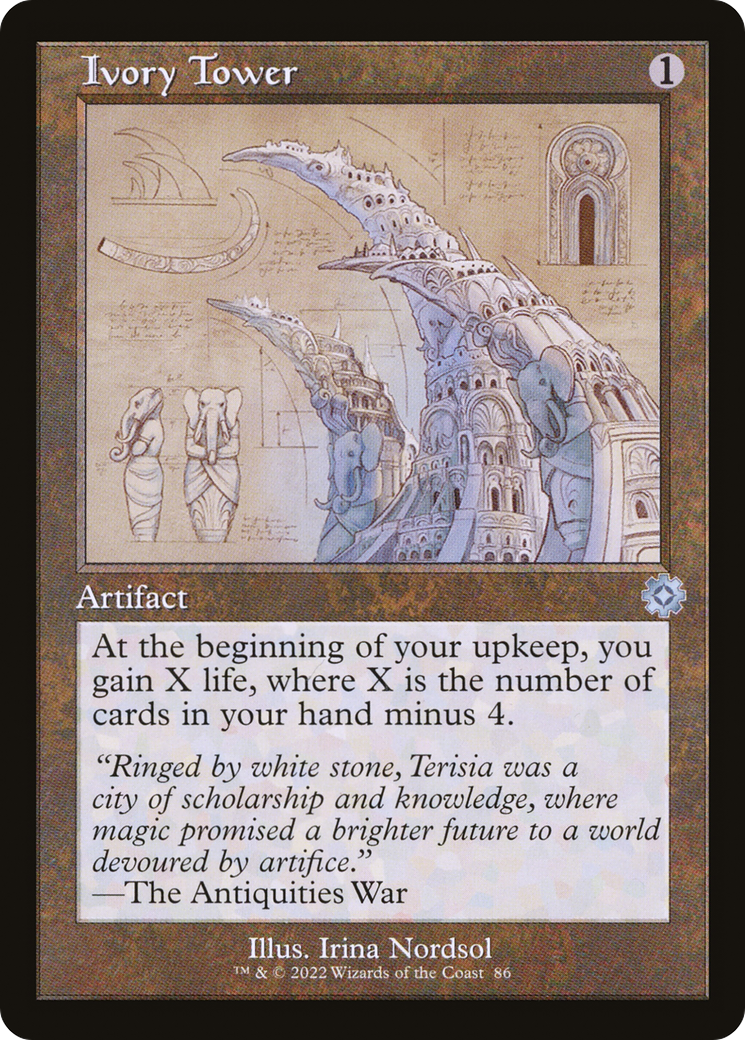 Ivory Tower (Retro Schematic) [The Brothers' War Retro Artifacts]