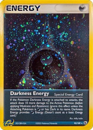 Darkness Energy (Special) (Cosmos Holo) (093/109) - League & Championship Cards Holofoil