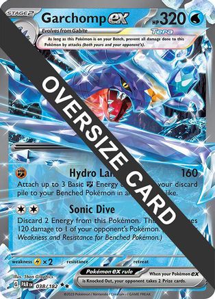 Garchomp ex (038/182) - Jumbo Cards Holofoil