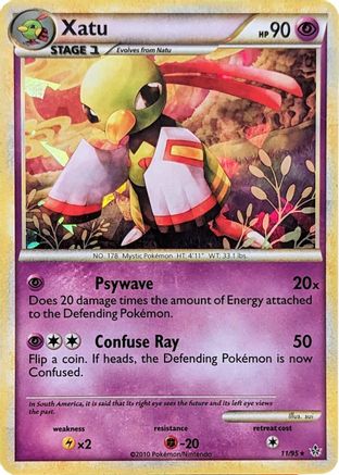 Xatu (Cracked Ice Holo) (011/95) - Blister Exclusives Holofoil