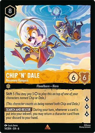 Chip 'n' Dale - Recovery Rangers (14/204) [Azurite Sea]