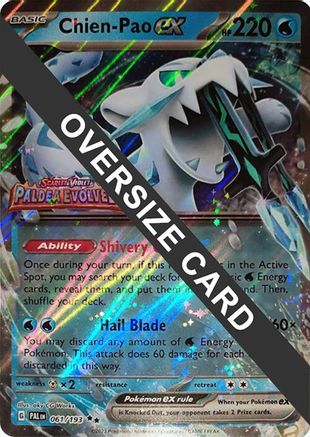 Chien-Pao ex (061/193) - Jumbo Cards Holofoil