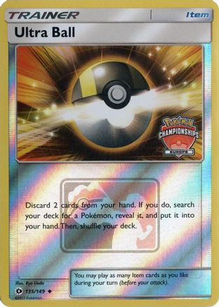 Ultra Ball (Europe Championships) (135/149) - League & Championship Cards Reverse Holofoil