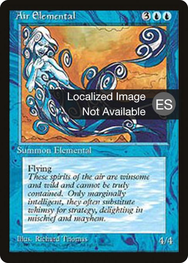 Air Elemental [Fourth Edition Foreign Black Border]