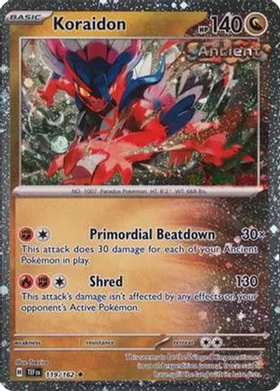Koraidon (Cosmos Holo) (119/162) - Miscellaneous Cards & Products Holofoil