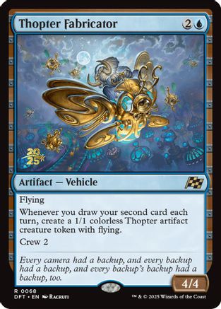 Thopter Fabricator [Aetherdrift Prerelease Promos]