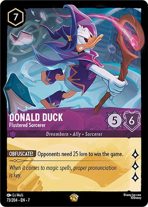 Donald Duck - Flustered Sorcerer (73/204) [Archazia's Island]