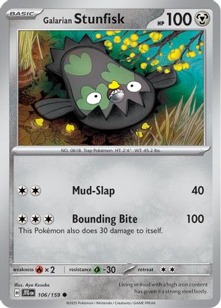 Galarian Stunfisk (106/159) [Scarlet & Violet: Journey Together]