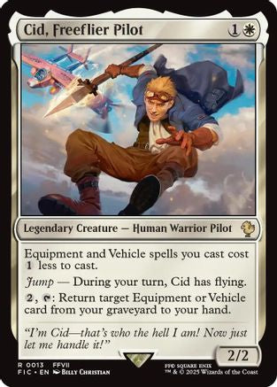 Cid, Freeflier Pilot [FINAL FANTASY Commander]