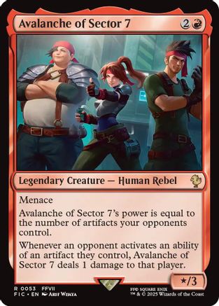 Avalanche of Sector 7 [FINAL FANTASY Commander]