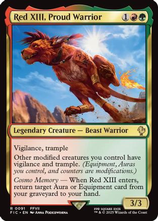 Red XIII, Proud Warrior [FINAL FANTASY Commander]