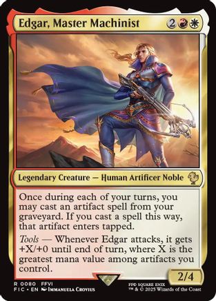 Edgar, Master Machinist [FINAL FANTASY Commander]