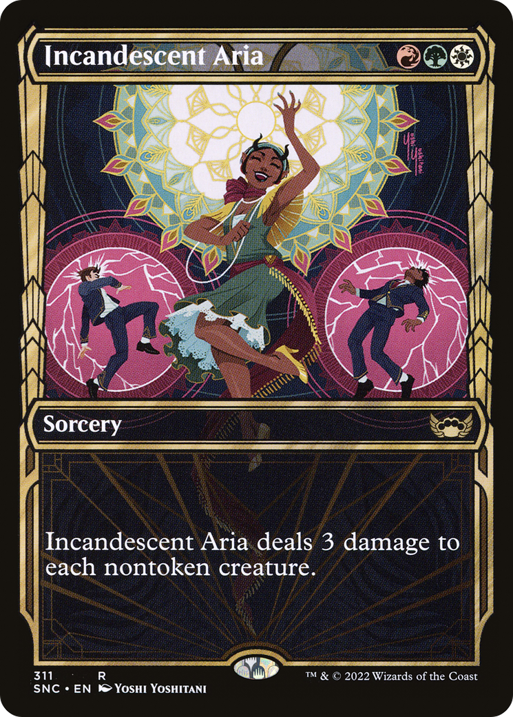 Incandescent Aria (SNC-311) - Streets of New Capenna: (Showcase)
