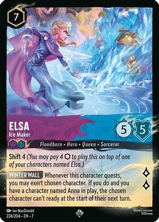Elsa - Ice Maker (224/204) [Illumineer's Quest: Palace Heist]