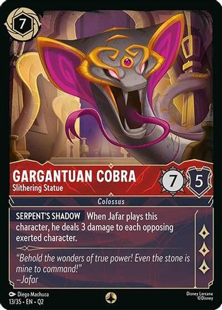 Gargantuan Cobra - Slithering Statue (13/35) [Illumineer's Quest: Palace Heist]