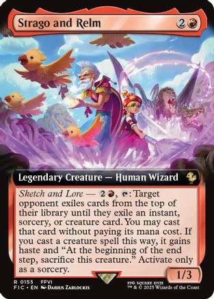 Strago and Relm (Extended Art) [FINAL FANTASY Commander]