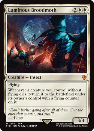 Luminous Broodmoth (Surge Foil) [FINAL FANTASY Commander]