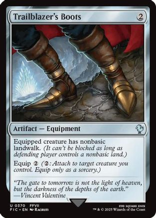 Trailblazer's Boots (Surge Foil) [FINAL FANTASY Commander]