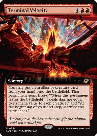 Terminal Velocity (Extended Art) [Edge of Eternities]