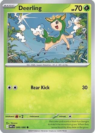 Deerling (006/086) [Scarlet & Violet: White Flare]