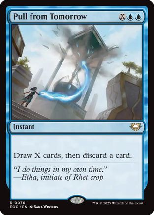Pull from Tomorrow [Edge of Eternities Commander]