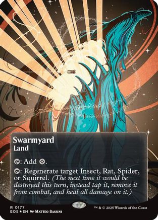 Stripe Mine (0087) (Borderless) (Galaxy Foil) [Edge of Eternities: Stellar Sights]