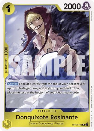 Donquixote Rosinante (108) (OP12-108) - Legacy of the Master Foil