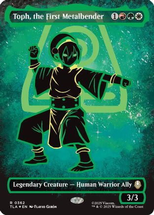 Toph, the First Metalbender (Borderless Battle Pose) [Avatar: The Last Airbender]