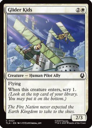 Glided Kids (TLA-021) - Avatar: The Last Airbender Foil