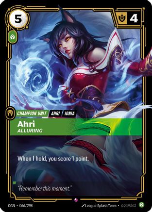 Ahri - Alluring (066/298) - Origins