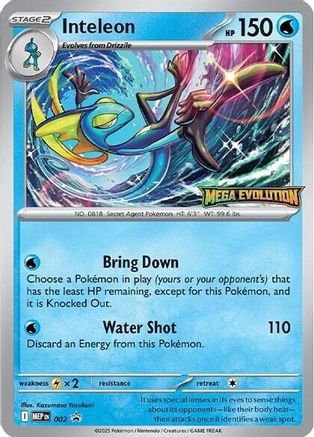 Inteleon (002) - ME Mega Evolution Promo