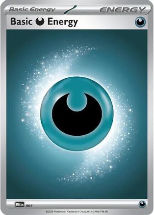Basic Darkness Energy (007) - MEE Mega Evolution Energies Reverse Holofoil