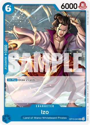 Izo (OP13-041) - Carrying On His Will