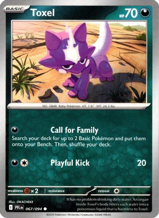 Toxel (067) - ME02 Phantasmal Flames Reverse Holofoil