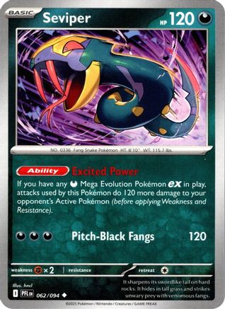 Seviper (062/null) - ME02 Phantasmal Flames