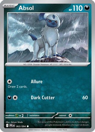 Absol (063) - ME02 Phantasmal Flames Reverse Holofoil