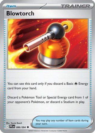Blowtorch (086/094) - ME02 Phantasmal Flames Reverse Holofoil
