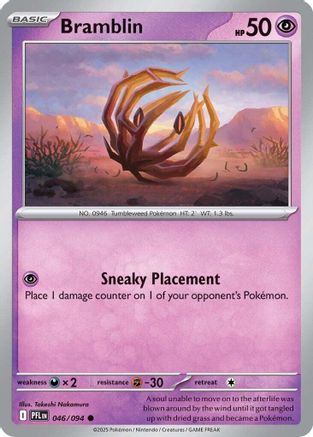 Bramblin (046/null) - ME02 Phantasmal Flames Reverse Holofoil