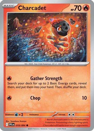 Charcadet (019) - ME02 Phantasmal Flames Reverse Holofoil