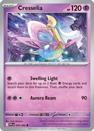Cresselia (039) - ME02 Phantasmal Flames Reverse Holofoil
