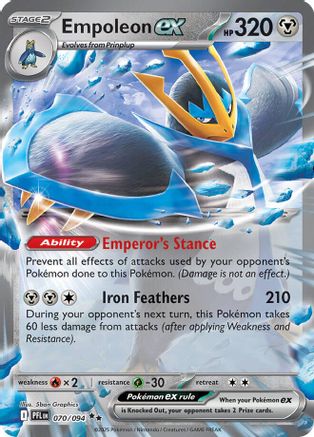 Empoleon ex (070/094) - ME02 Phantasmal Flames Holofoil